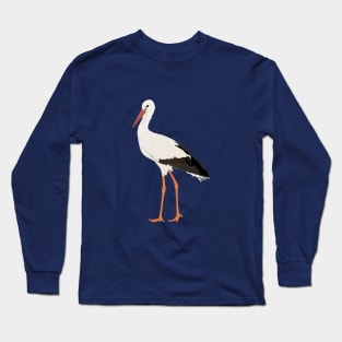 Stork Bird Long Sleeve T-Shirt